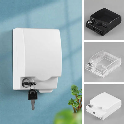 Lockable Waterproof 86 Type Socket Box – Outdoor Dustproof Switch Cover with Anti-Shock Protection