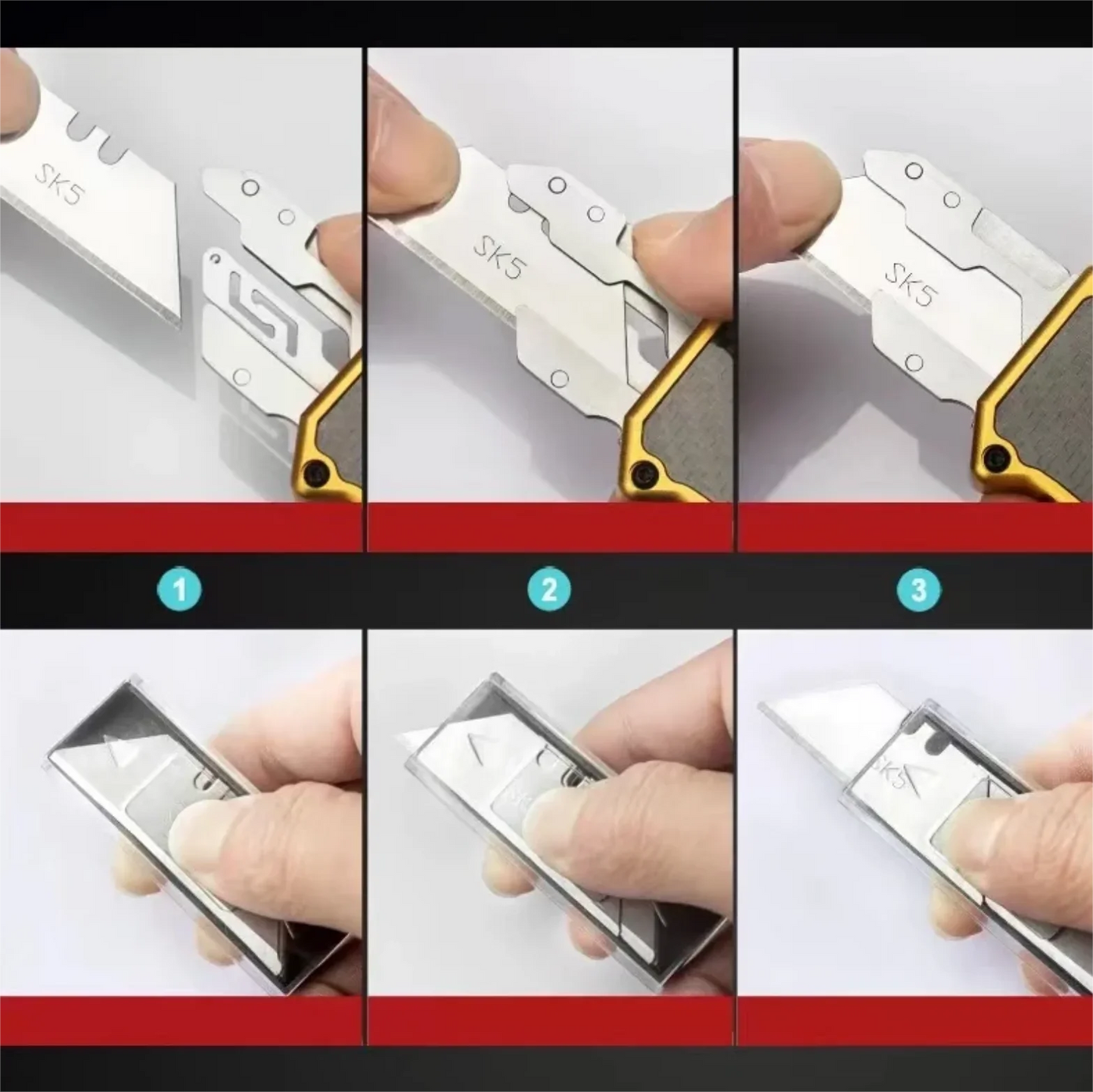 Coltello Multiuso in Alluminio Aeronautico: Taglierina Automatica e Portatile