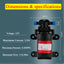 12v 2.0A 0.48Mpa 3.5L/Min Portable Electric Water Pump Circulation Pump for Garden and Farm