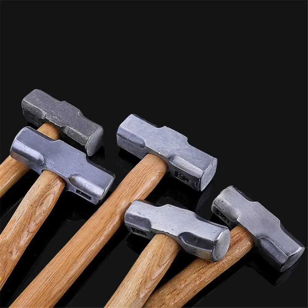 Forged Steel Octagon Hammer - Heavy Duty Masonry Sledge