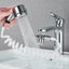 Adjustable Bathroom Sink Faucet Sprayer: Wall-mounted Shower Set with Suction for Easy Install