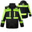 Reflective Waterproof Motorcycle Jacket: Detachable Liner & Cold-Proof Safety Coat