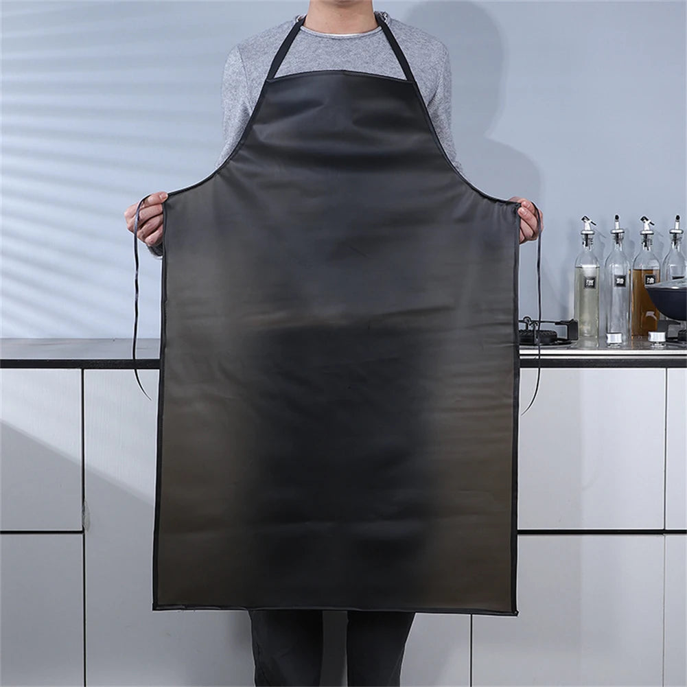 Unisex PVC Apron: Waterproof and Oil-Resistant for Industrial and Service Roles