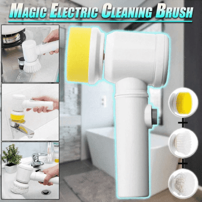 USB Rechargeable Multi-Functional Electric Cleaning Brush for Kitchen, Bathroom, and Bathtub