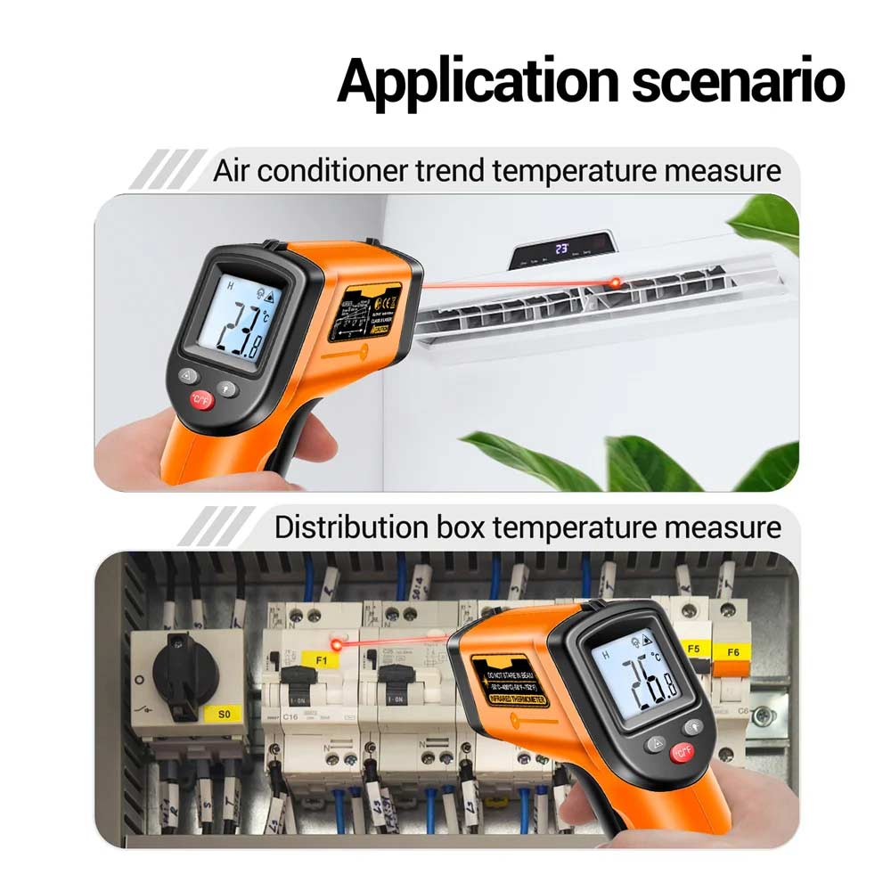 thermometer with high and low temperature range