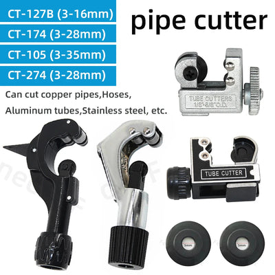 Bearing-type Pipe Cutter Rotary Manual Device Pvc Air Conditioning Copper Pipe Stainless Steel Corrugated  Cutter Tool